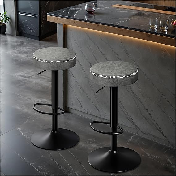 Adjustable Bar Stools Set of 2