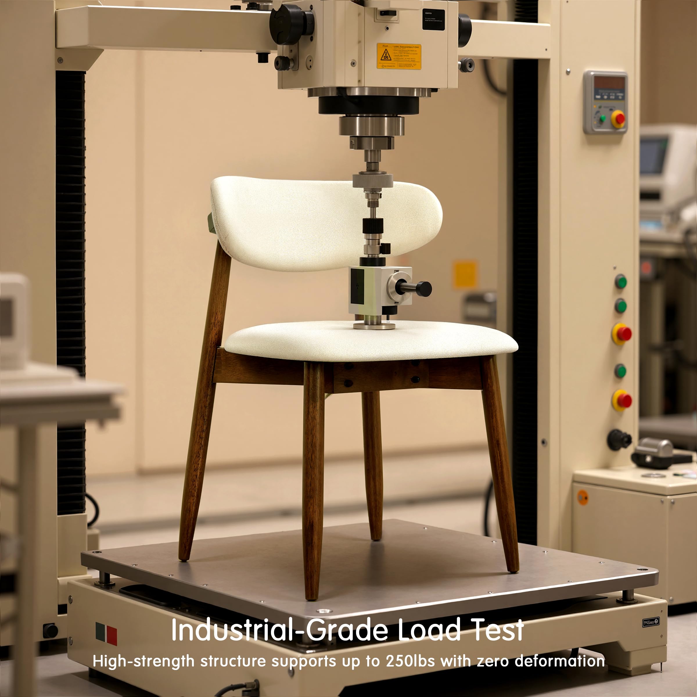 Upholstered Dining Chairs Set of 4 - Mid Century Modern Kitchen Chairs