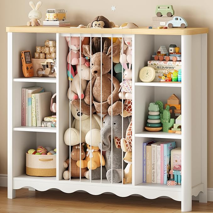 6 Cube Toy Storage Organizer with Wave Design