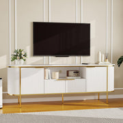 70 Inch TV Stand with Storage and Doors