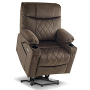 Small Triple Motor Power Lift Recliner with Massage and Heating