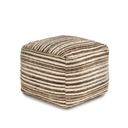 Handcrafted Pouf Ottoman Footrest