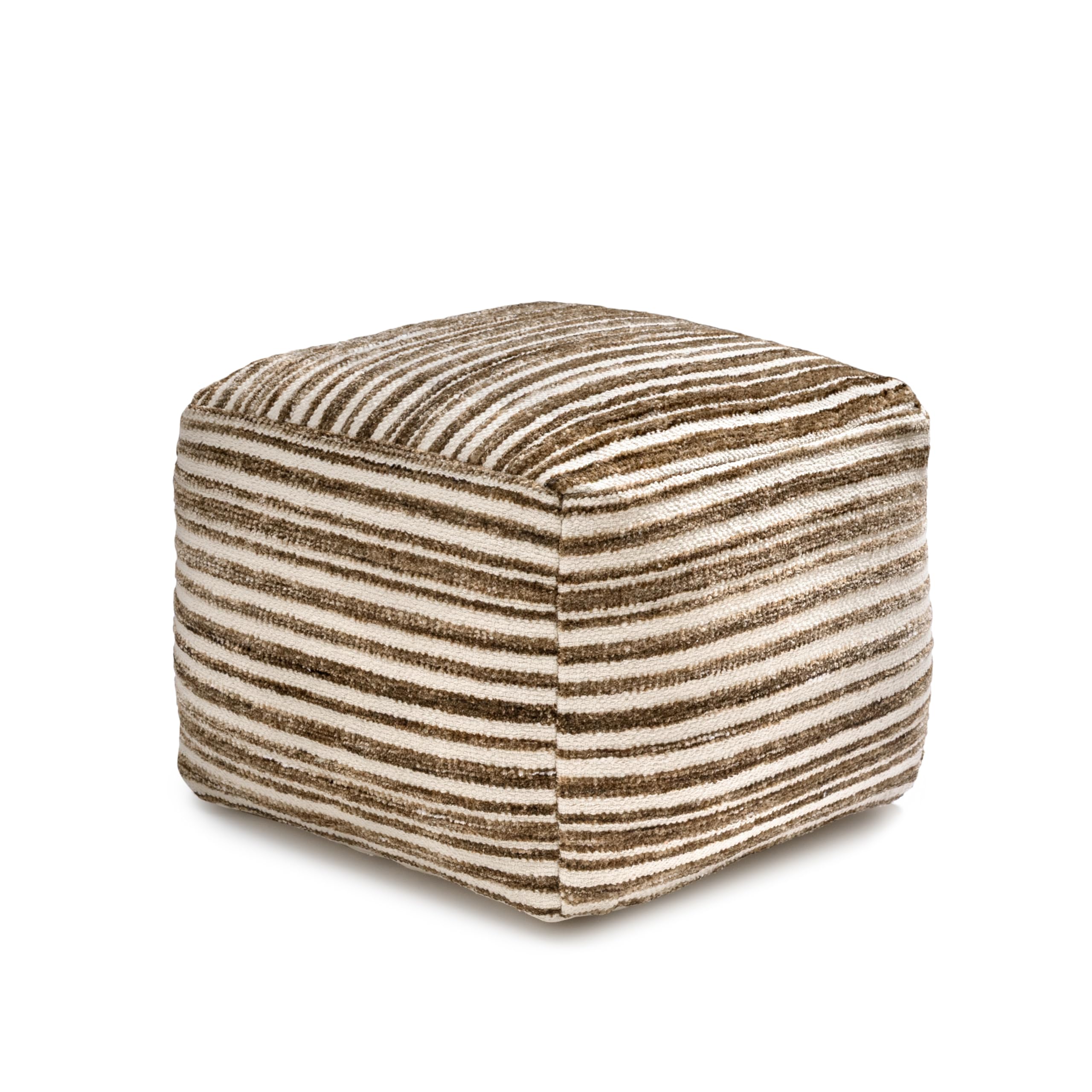 Handcrafted Pouf Ottoman Footrest