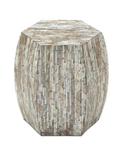 Hexagon Mother of Pearl Accent Table