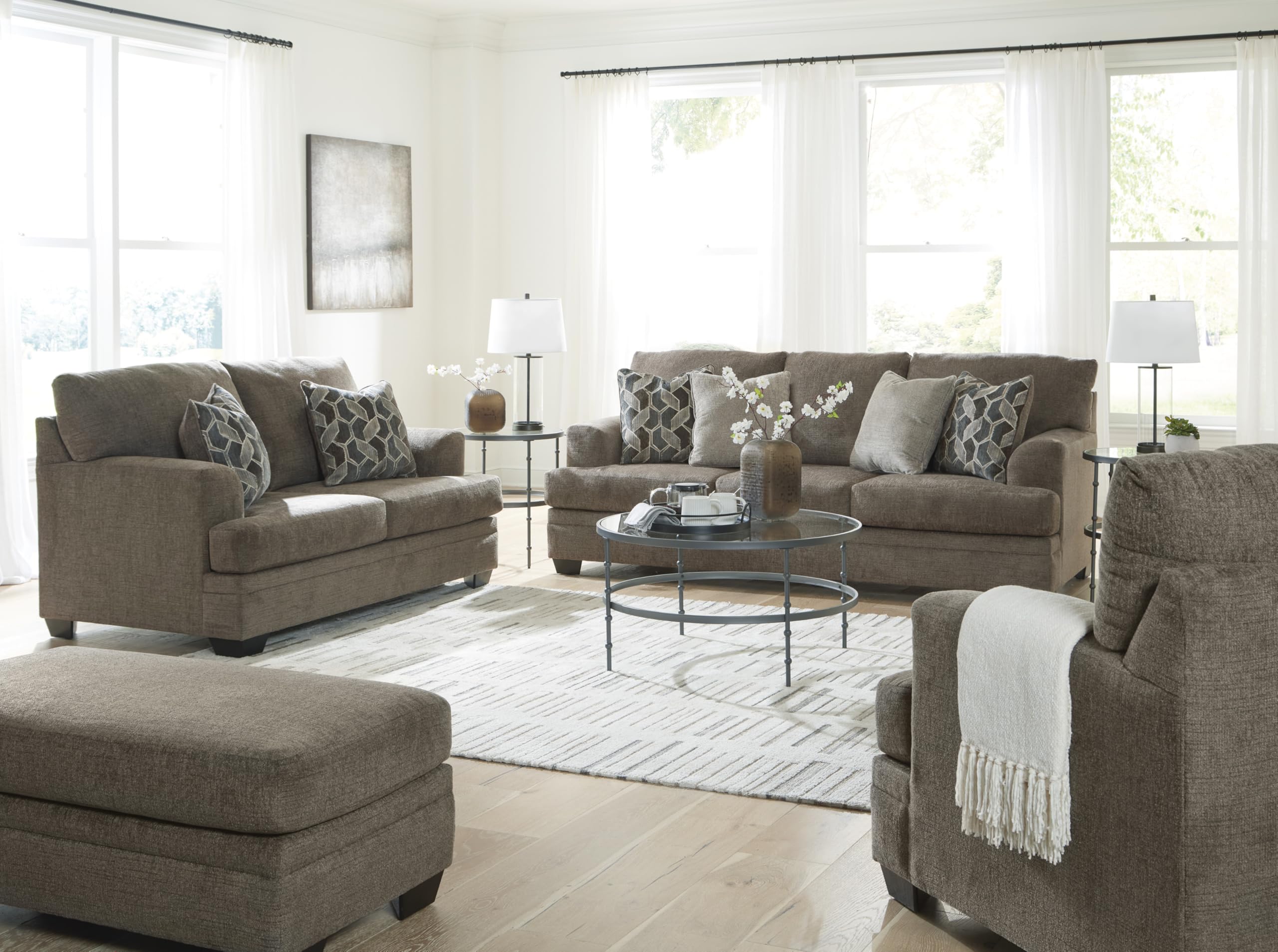 Stonemeade Casual Sofa with 4 Toss Pillows
