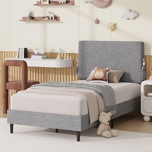 Twin Bed Frame with Headboard