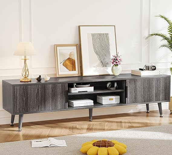 Mid Century TV Stand for TVs up to 70 Inches