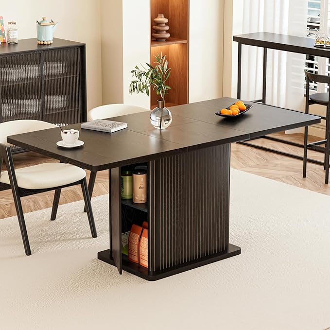 Extendable Dining Table with Storage