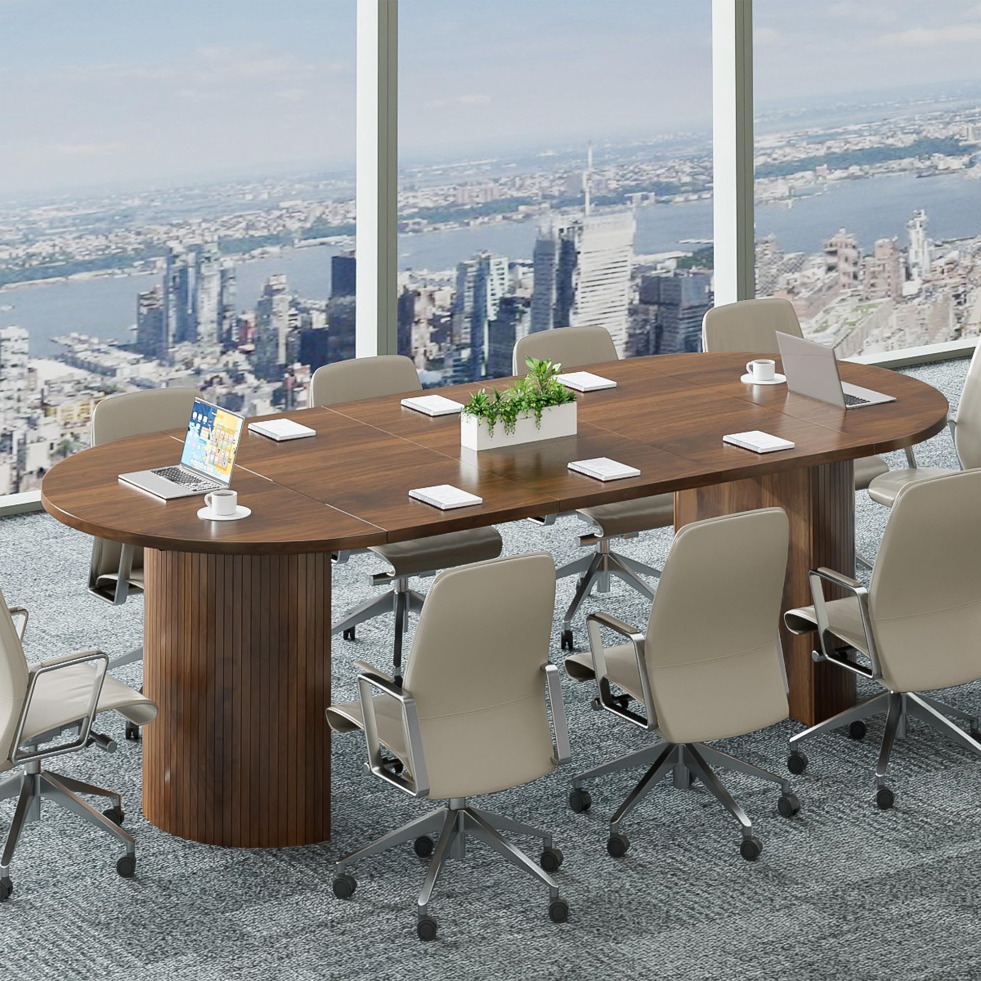Extendable Conference Table with Storage
