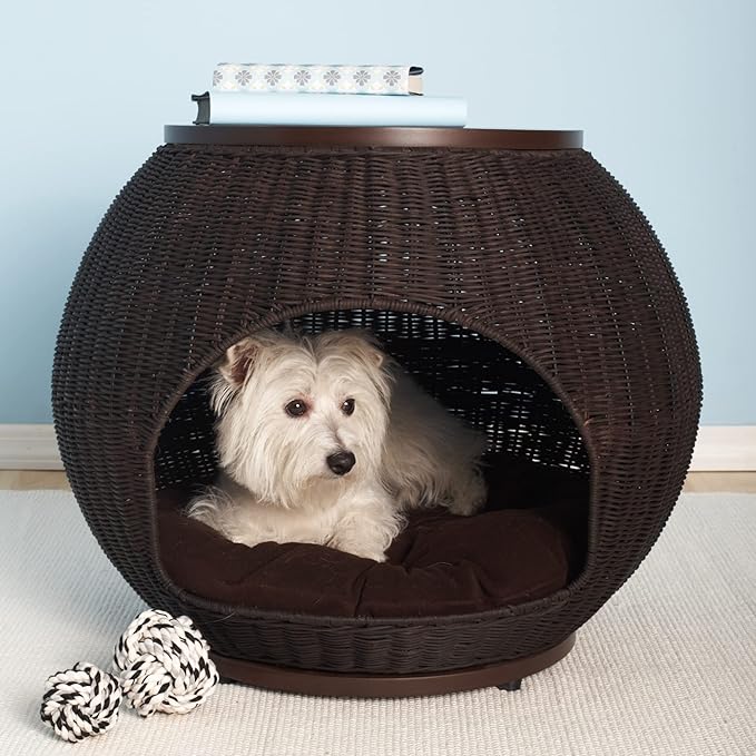 Igloo Pet Bed with Table Top