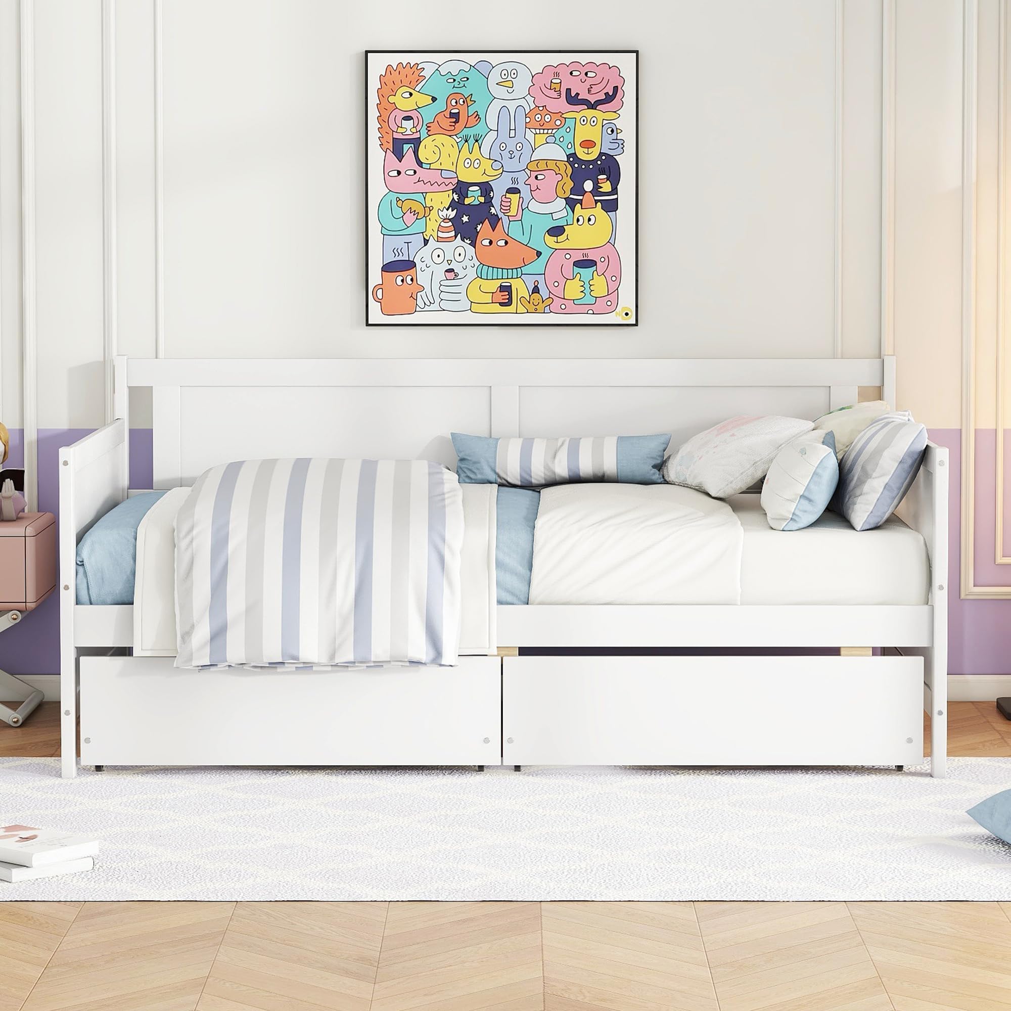 Twin Daybed with Storage Drawers