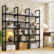 5-Tier Geometric Bookshelf