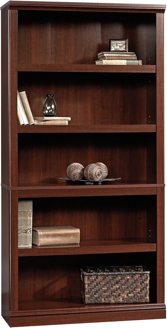 5-Shelf Bookcase Select Cherry
