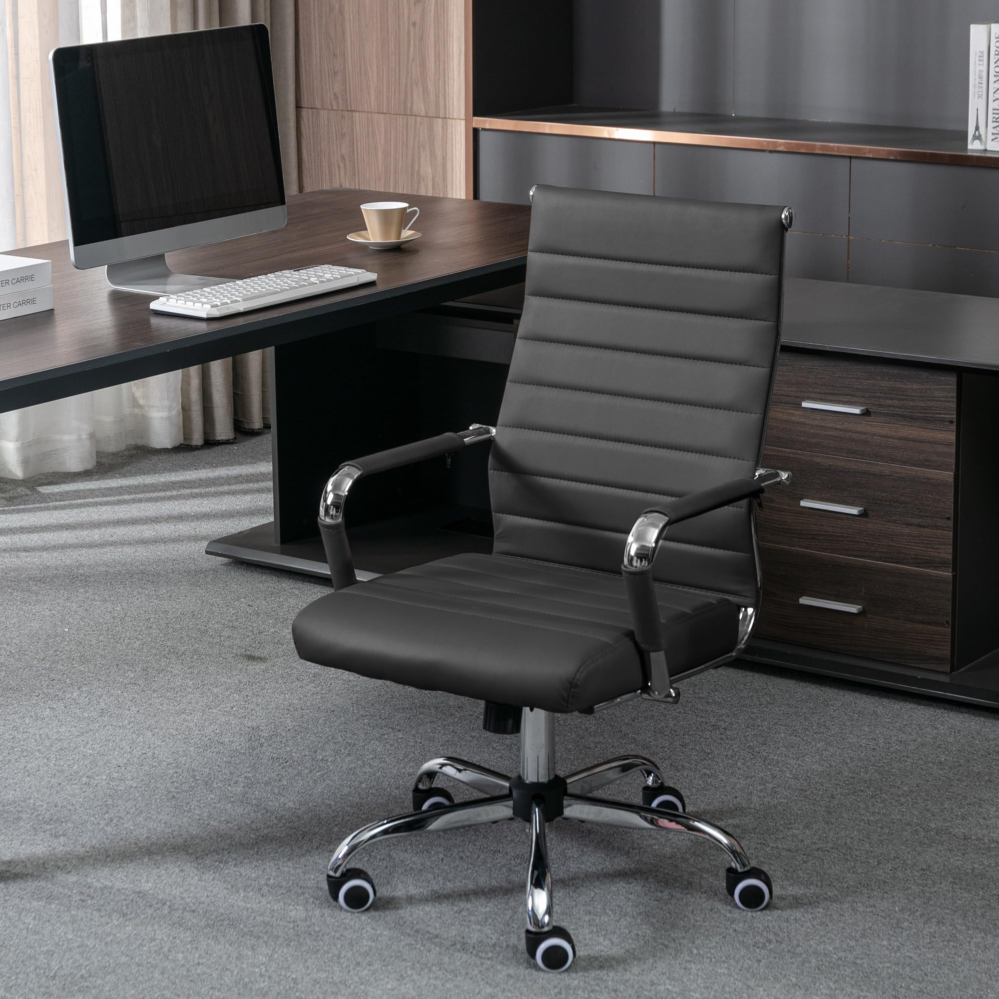 Ergonomic Leather Office Chair