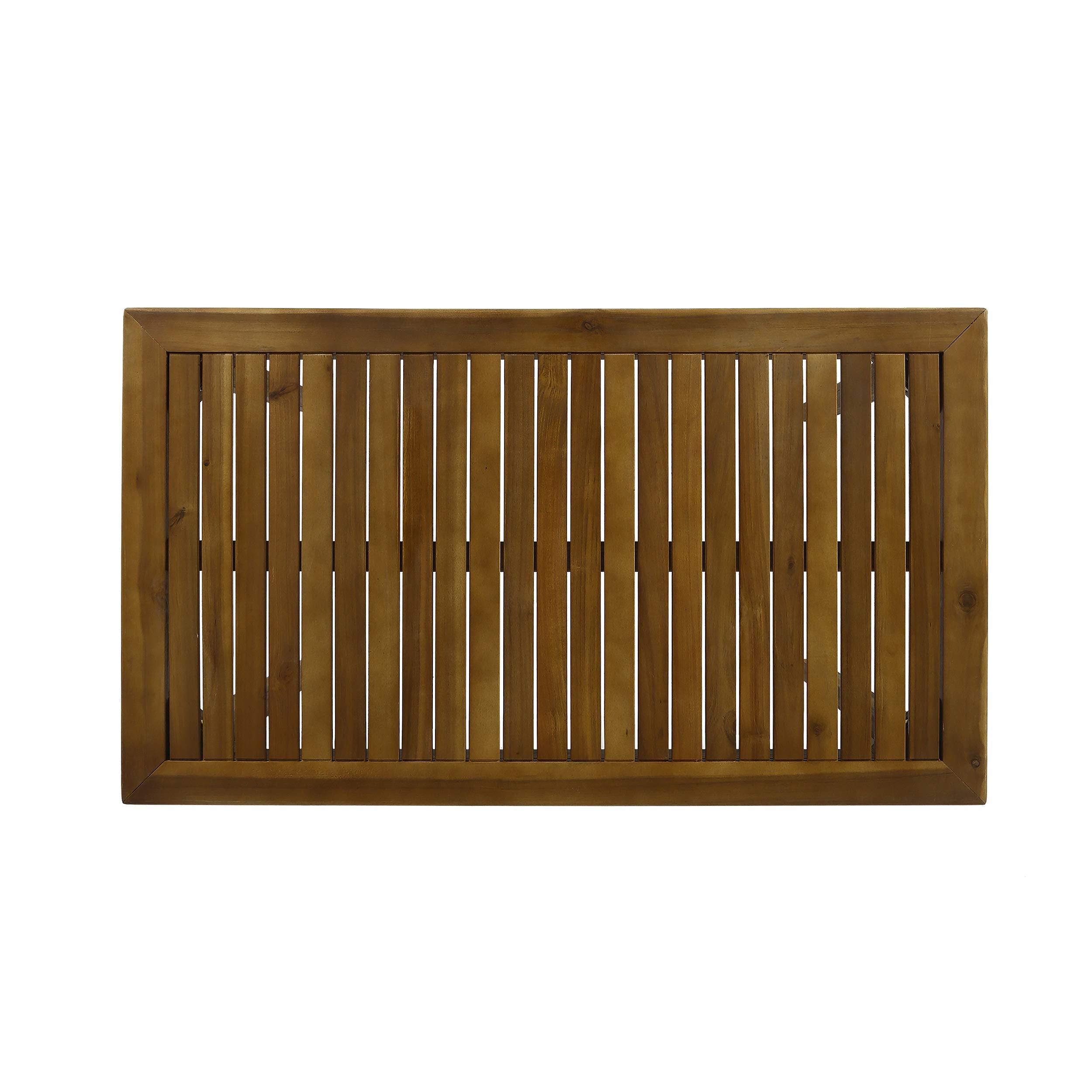 Outdoor Acacia Wood Bar Table Teak Finish