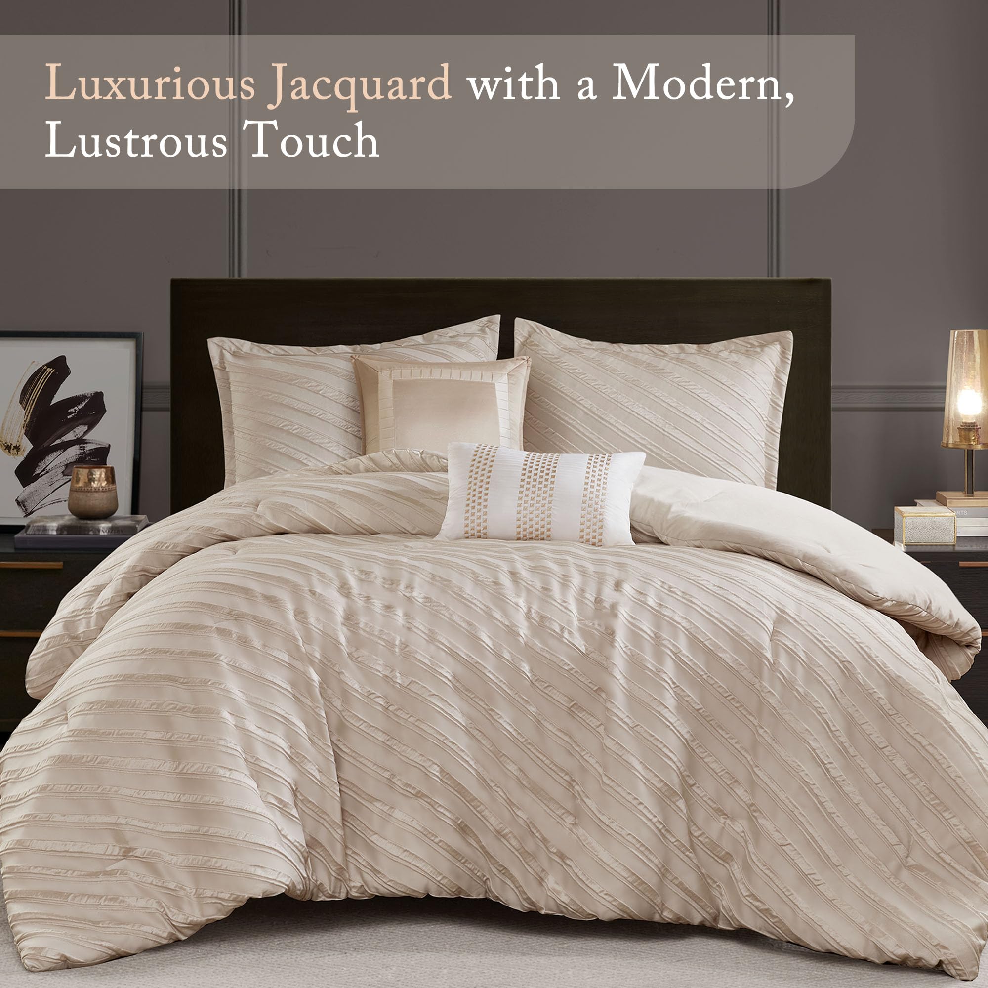 Riva Jacquard Comforter Set - California King