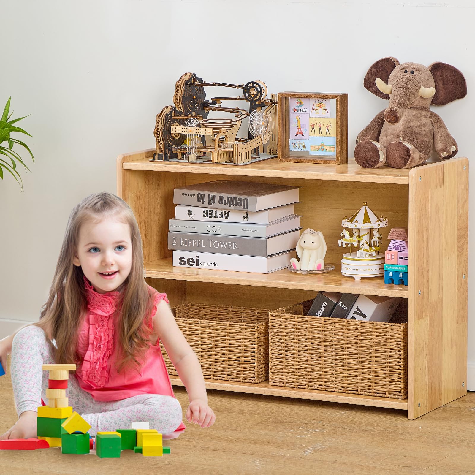2-Tier Montessori Bookshelf