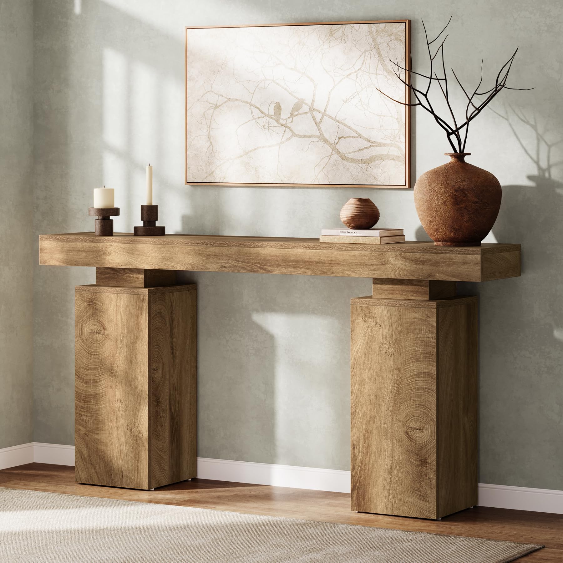 63-Inch Farmhouse Console Table