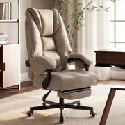 Big and Tall Office Chair with Footrest and Lumbar Support