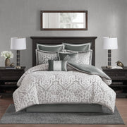 Jacquard Comforter Set Queen 8 Piece
