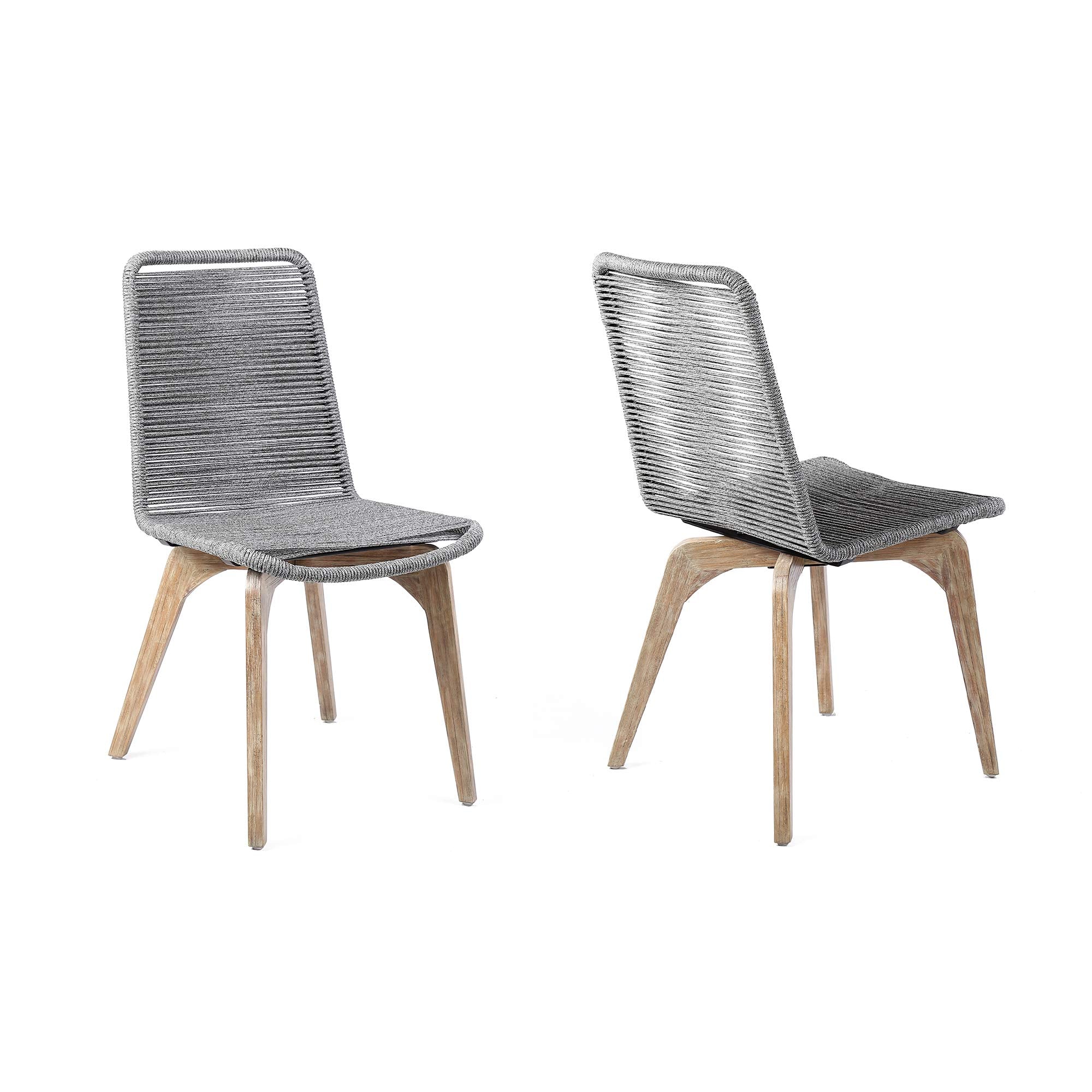 Island Outdoor Dining Chairs Set of 2
