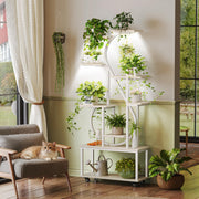9-Tier Plant Stand with LED Grow Light