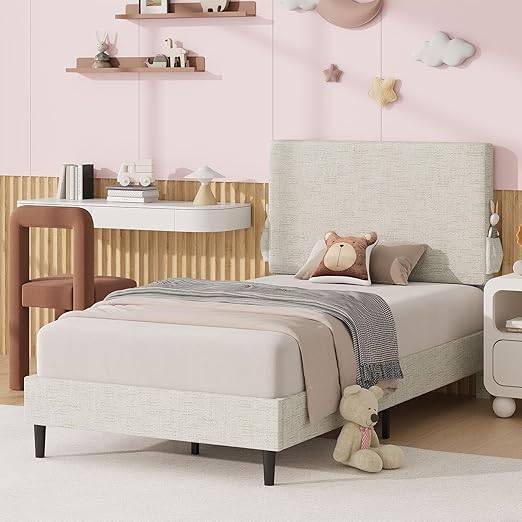 Twin Bed Frame with Headboard