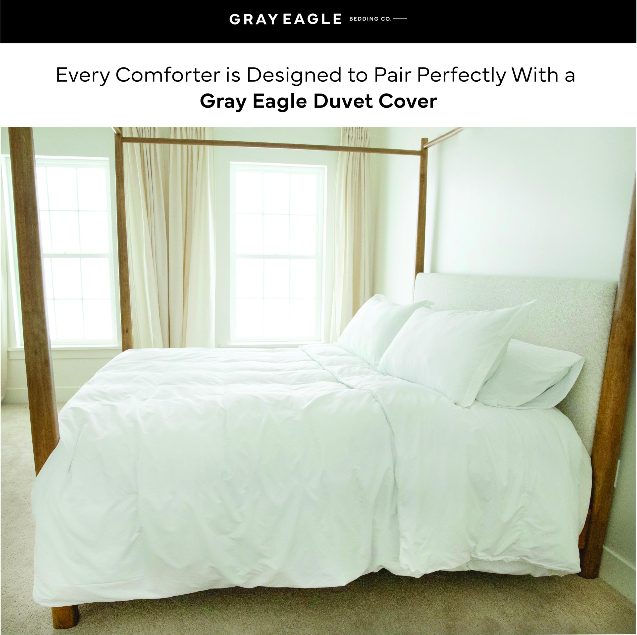 Oversized King Comforter - Synthetic Down Alternative