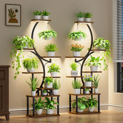 8-Tier Plant Stand with Grow Light