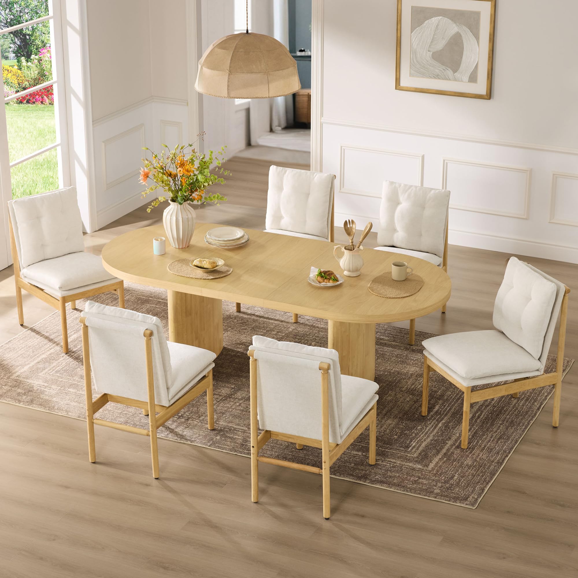 Mid Century Modern Dining Chairs Set of 2