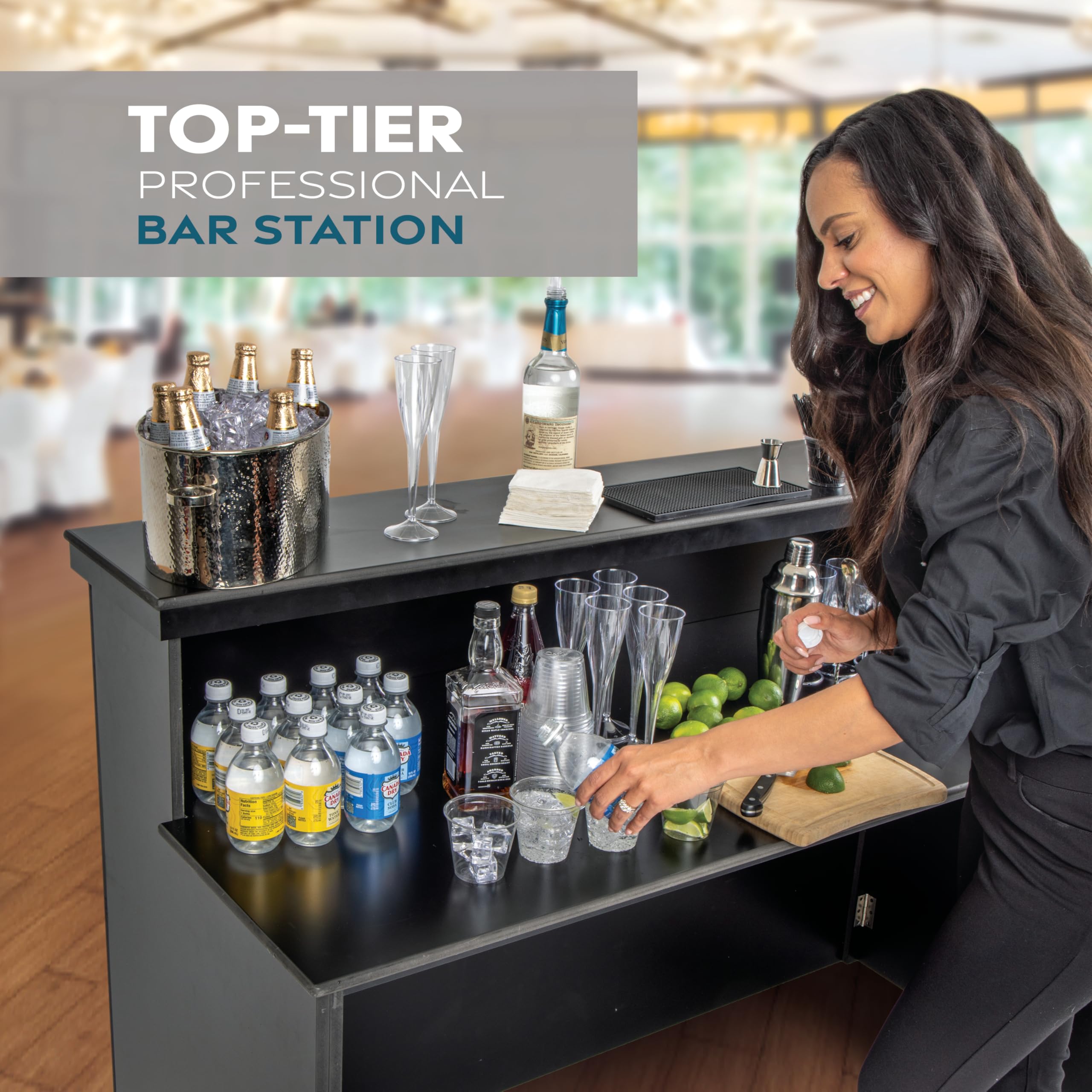 Portable Bar Table for Events