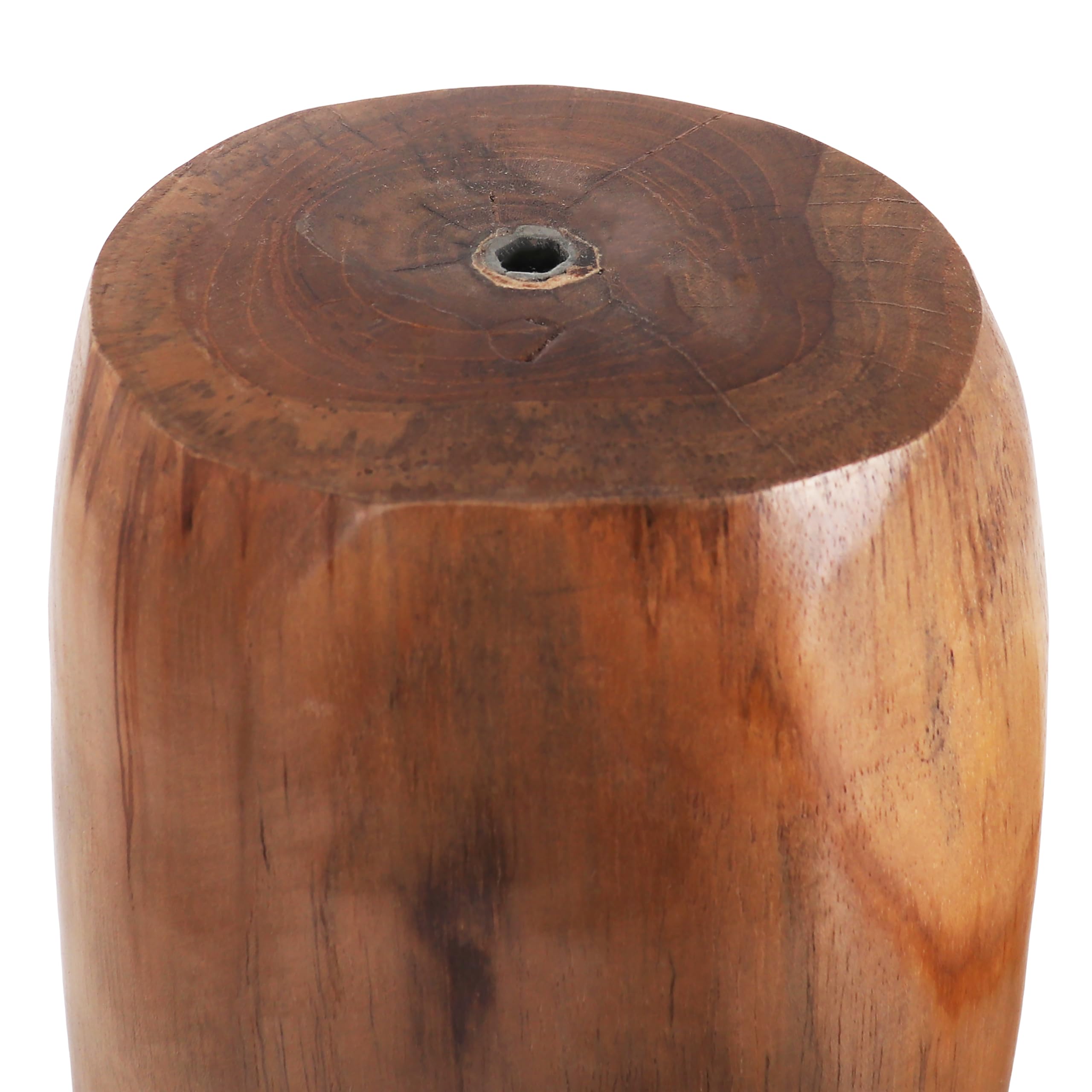 Teak Mushroom Sculpture 15 Inch