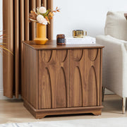 Square End Table with Storage