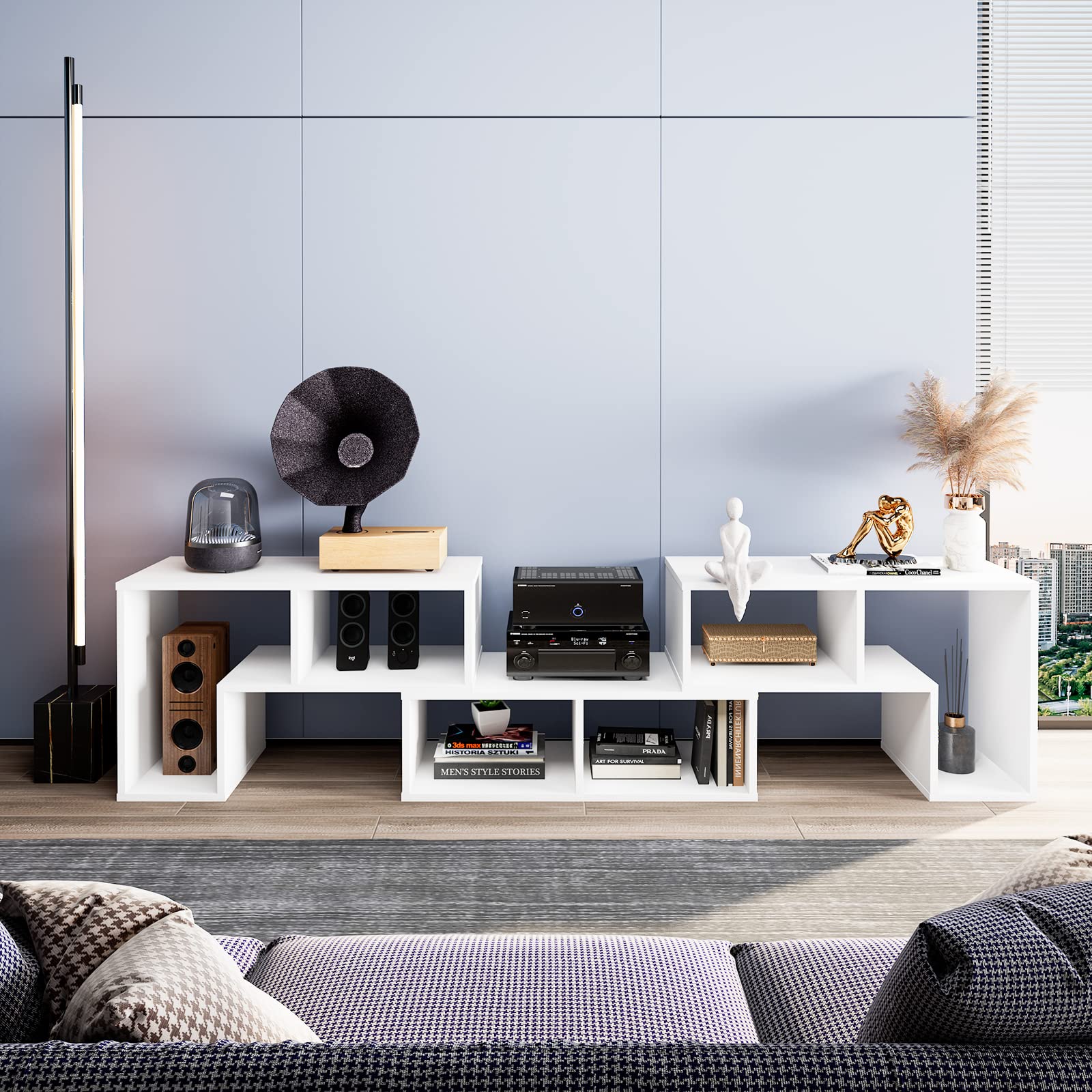 3-Piece Console TV Stand for 50-65 Inch TV