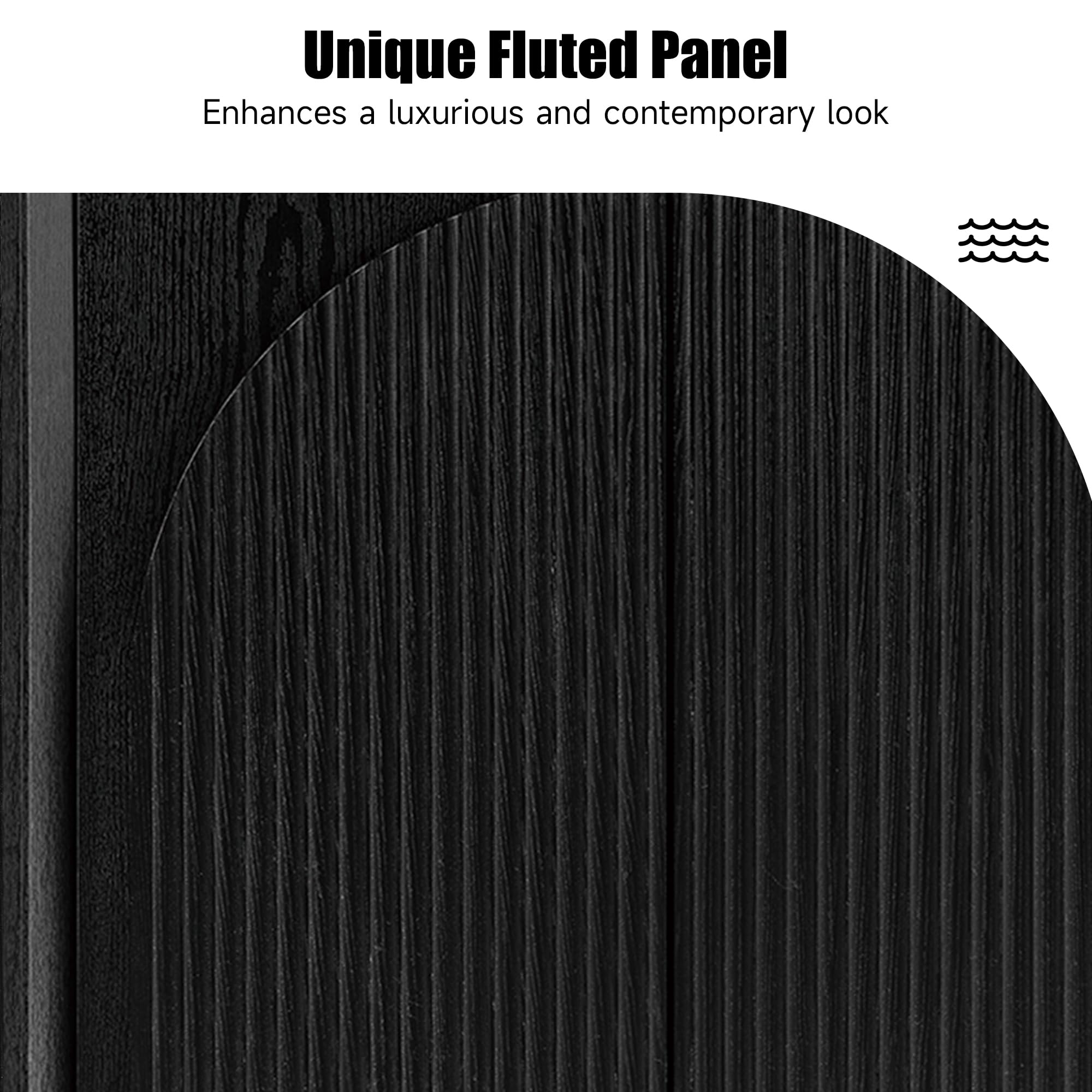 65" Sideboard Buffet Cabinet with Adjustable Shelves