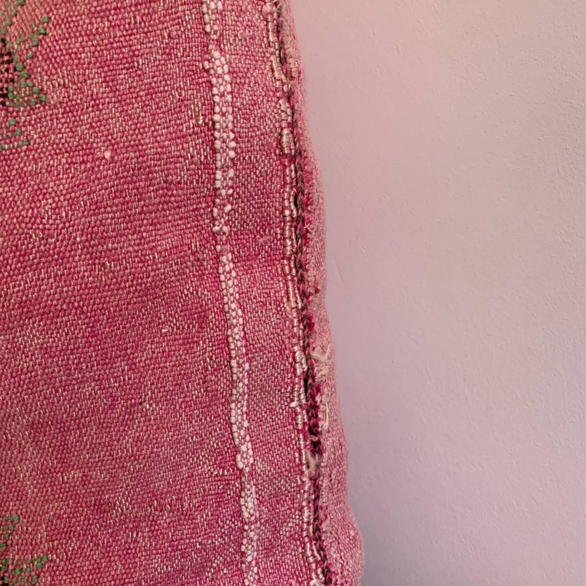 Moroccan Cactus Silk Pillow Cover 20x20 Pink