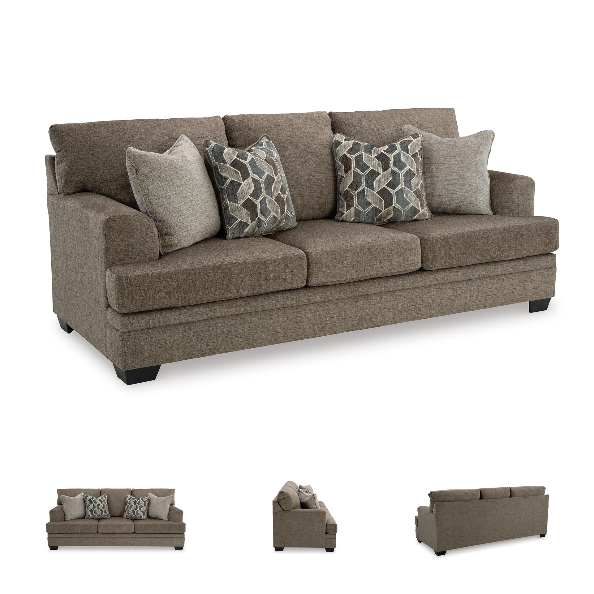 Stonemeade Casual Sofa with 4 Toss Pillows