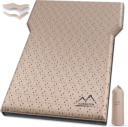 Self Inflating Car Sleeping Pad with Memory Foam