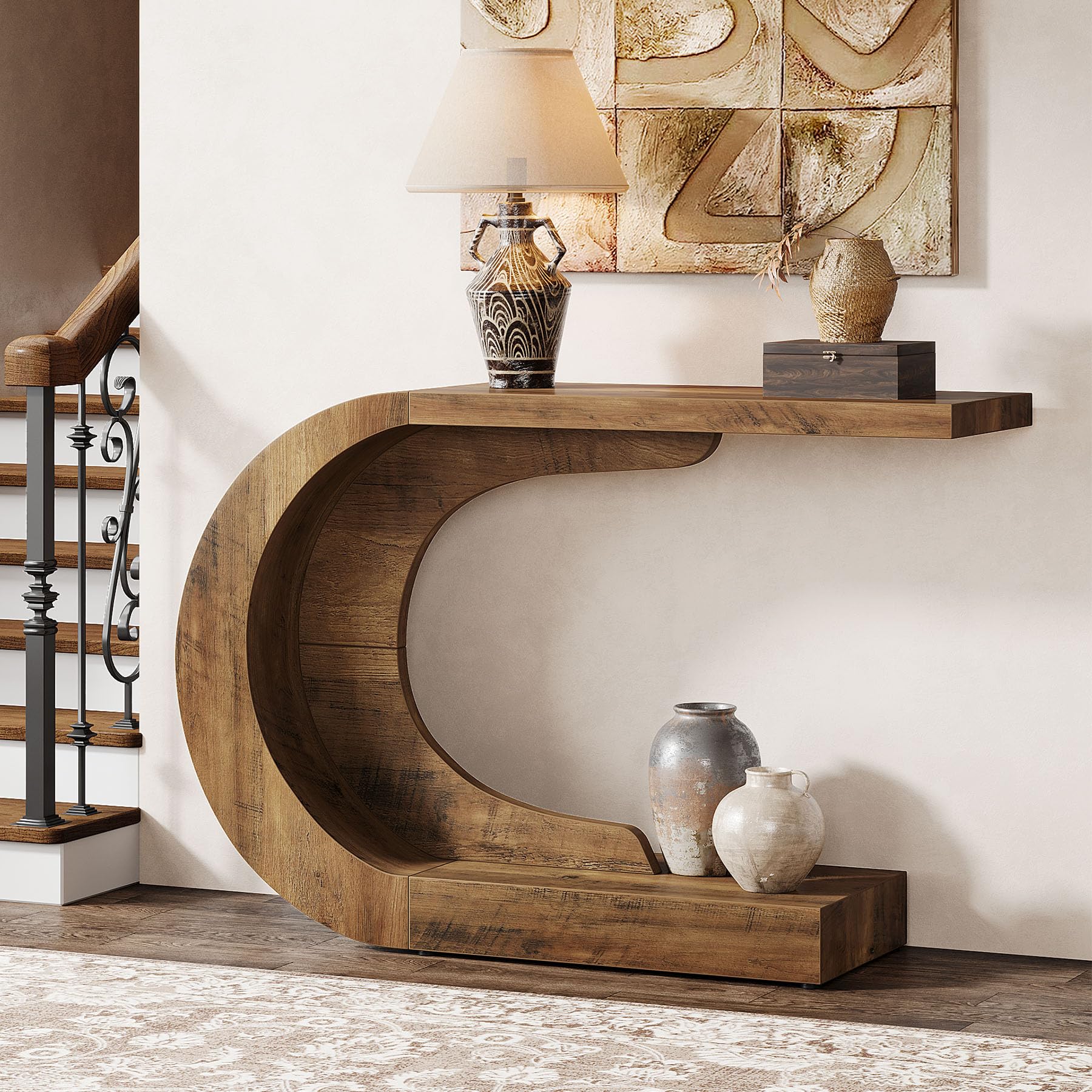 43.3" Mid-Century Modern Console Table