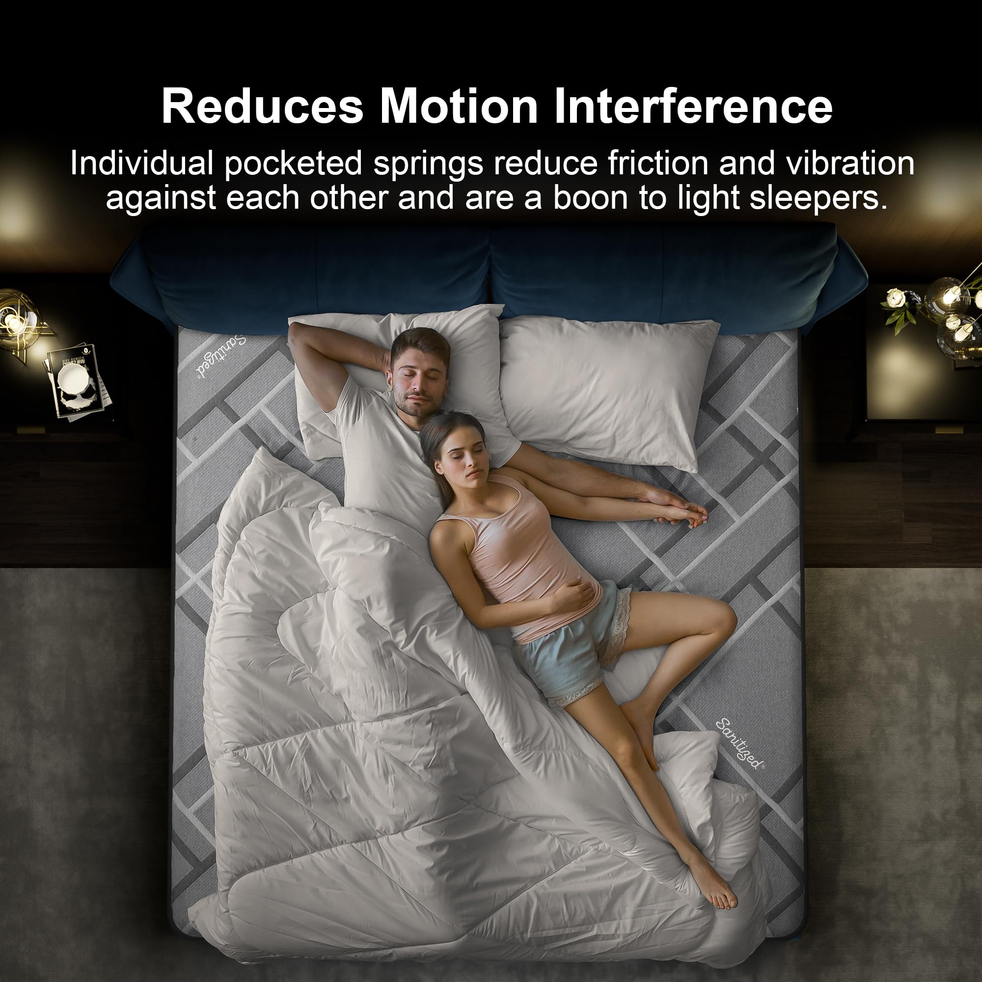 14 Inch Gel Foam Hybrid Mattress King Size