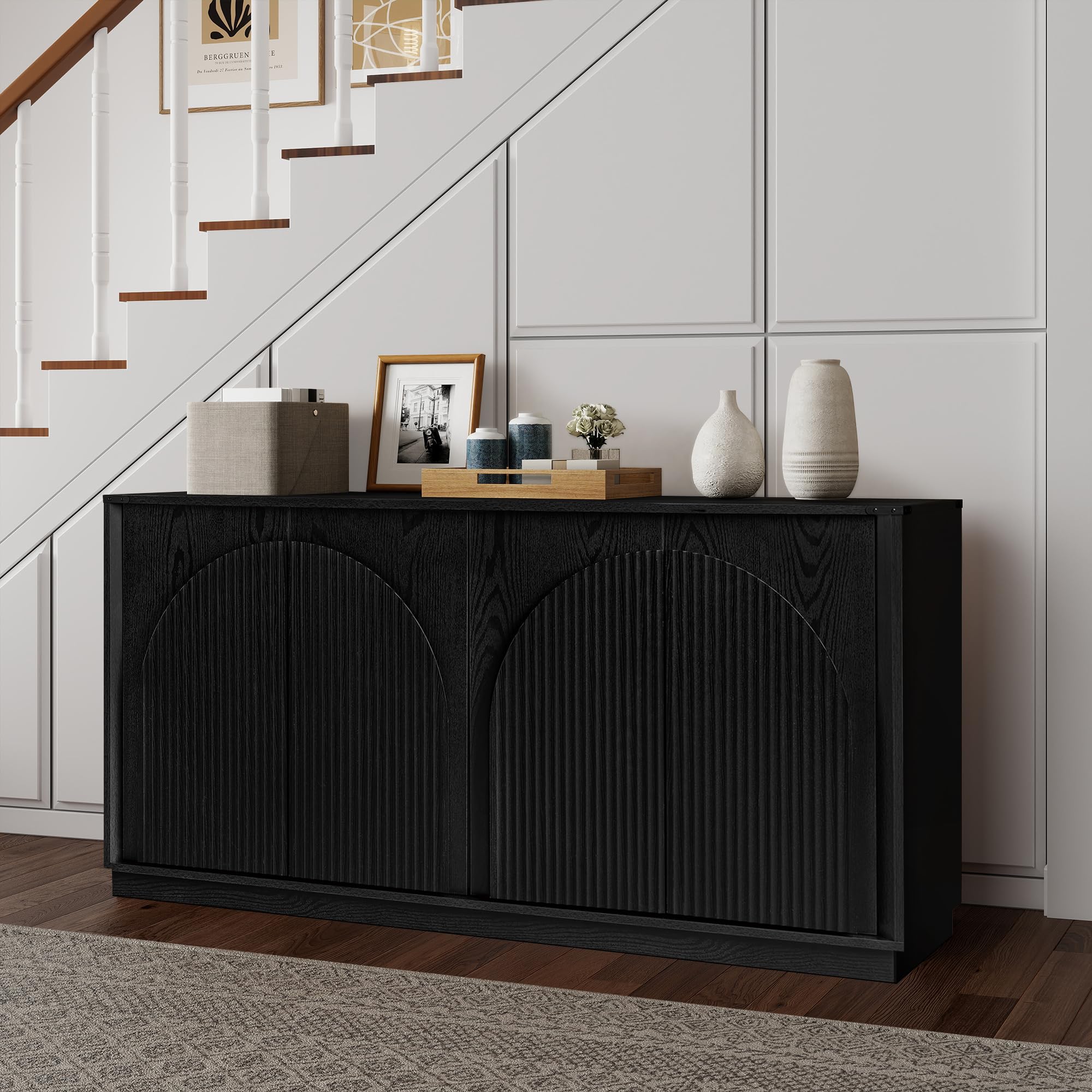 65" Sideboard Buffet Cabinet with Adjustable Shelves