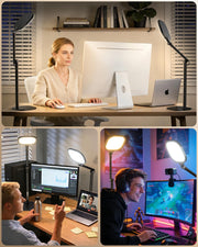 LED Desk Lamp with Adjustable Height