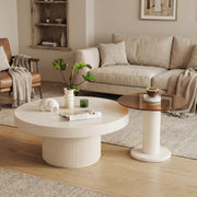 Round Nesting Coffee Table Set of 2