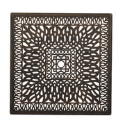 VINGLI 5 Pieces Outdoor Patio Dining Set, Cast Aluminium Patio Furniture Set with 4 Chairs and 1 Umbrella Table for Yard, Garden, Porch and Poolside, Bronze