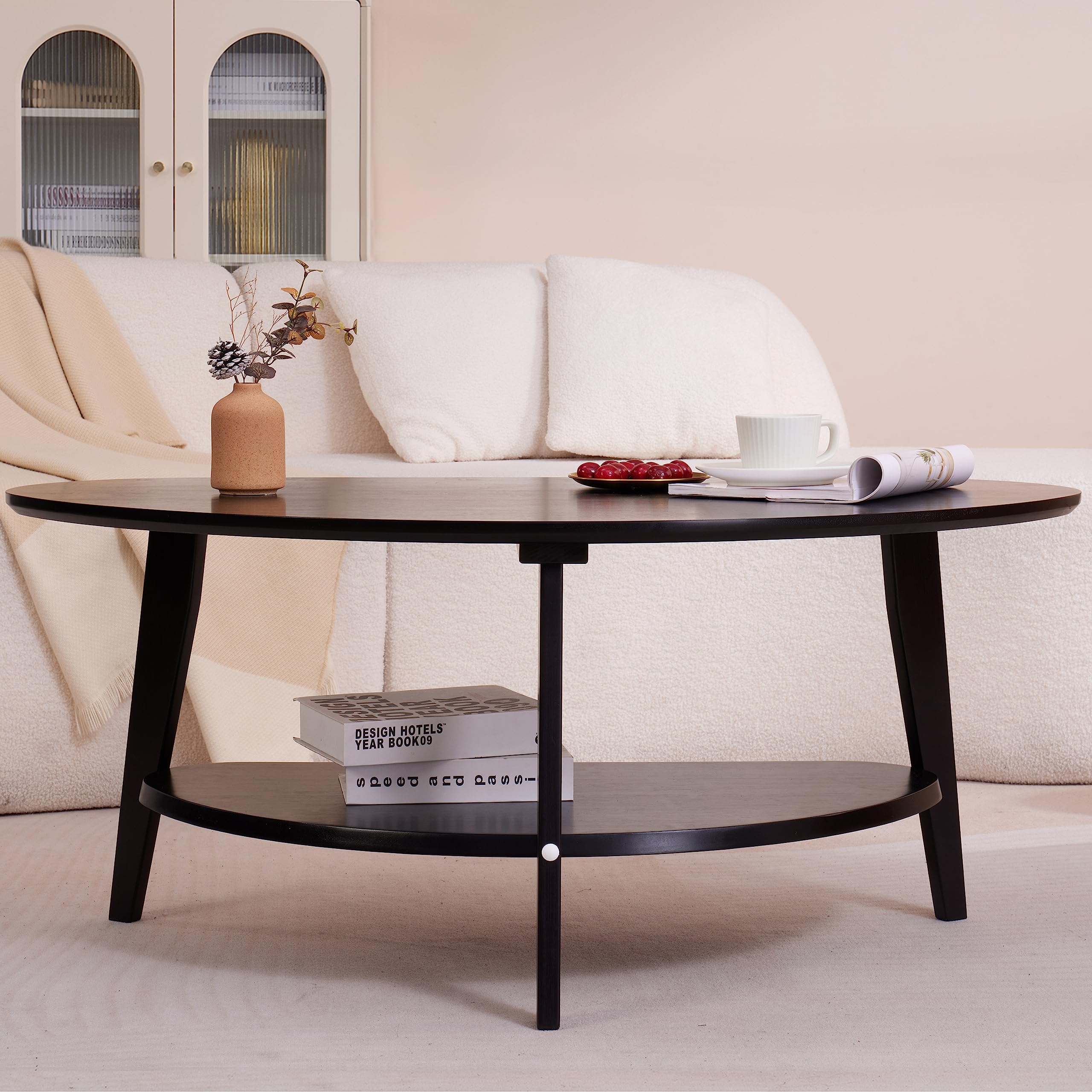 Mid Century Modern Oval Coffee Table