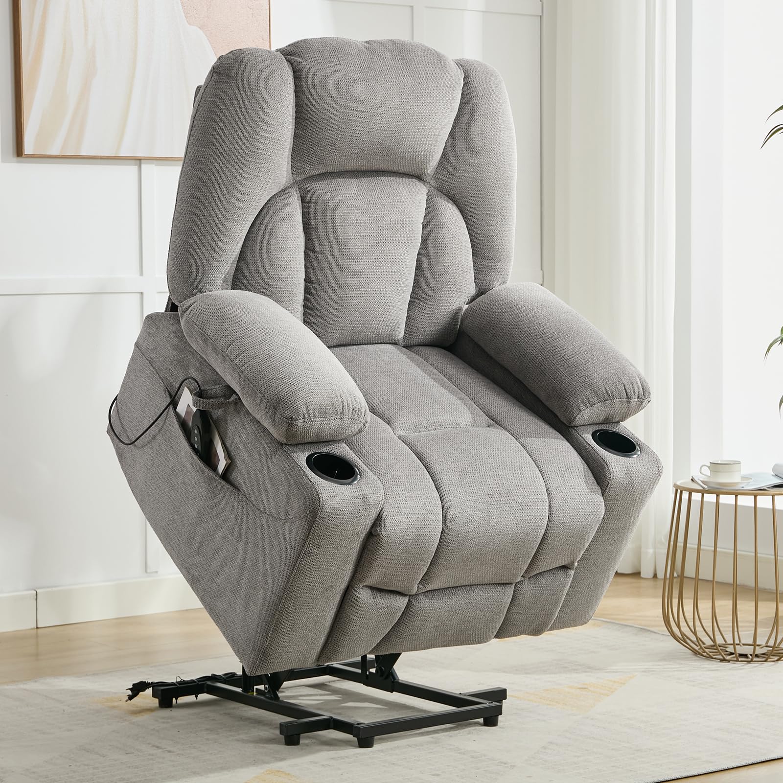 Electric Power Lift Recliner Chair with Massage and Heat