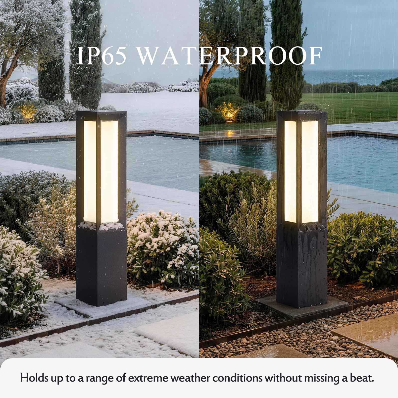 Solar Pathway Light Outdoor Waterproof Aluminum