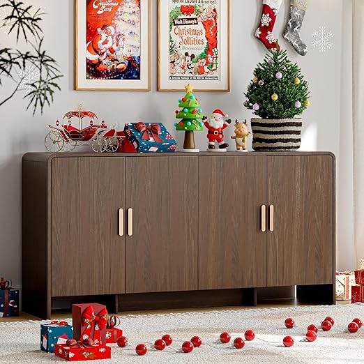 60" Sideboard Buffet Cabinet with Storage