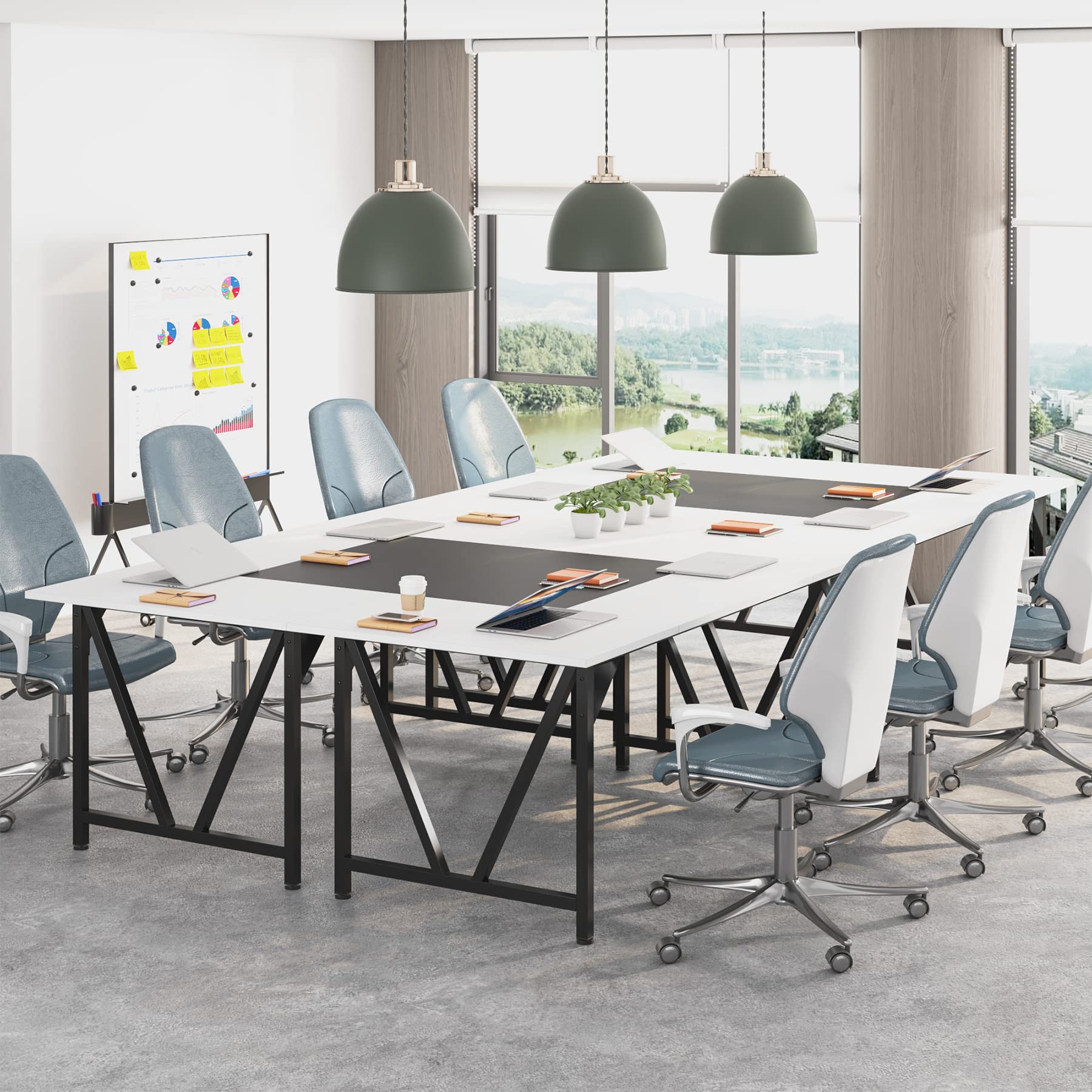 6FT Conference Table with Splicing Board