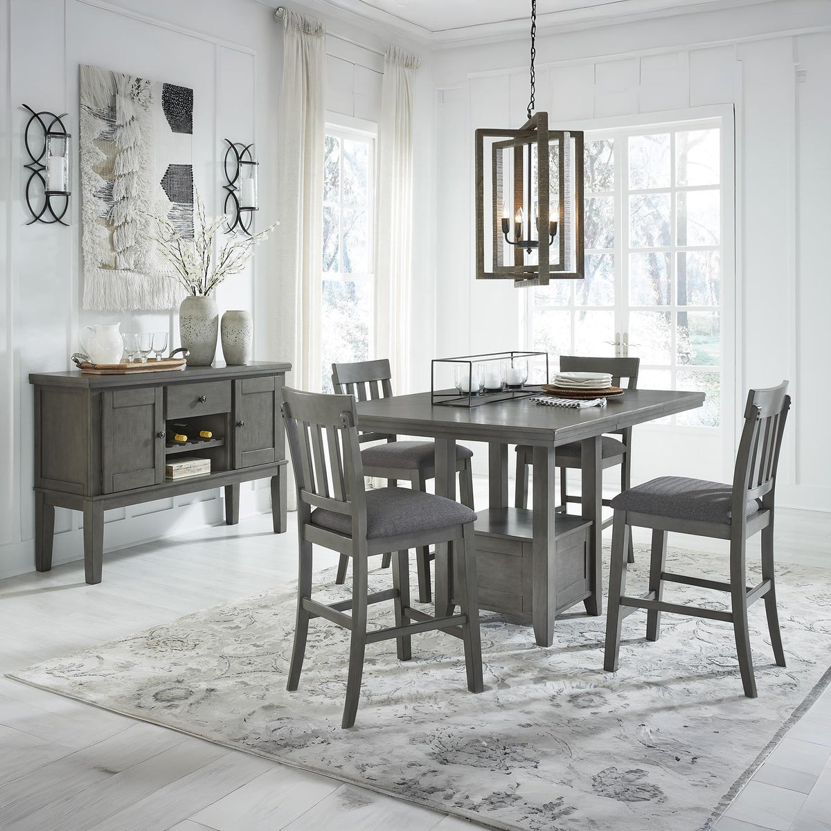 Hallanden Counter Height Barstool Set of 2